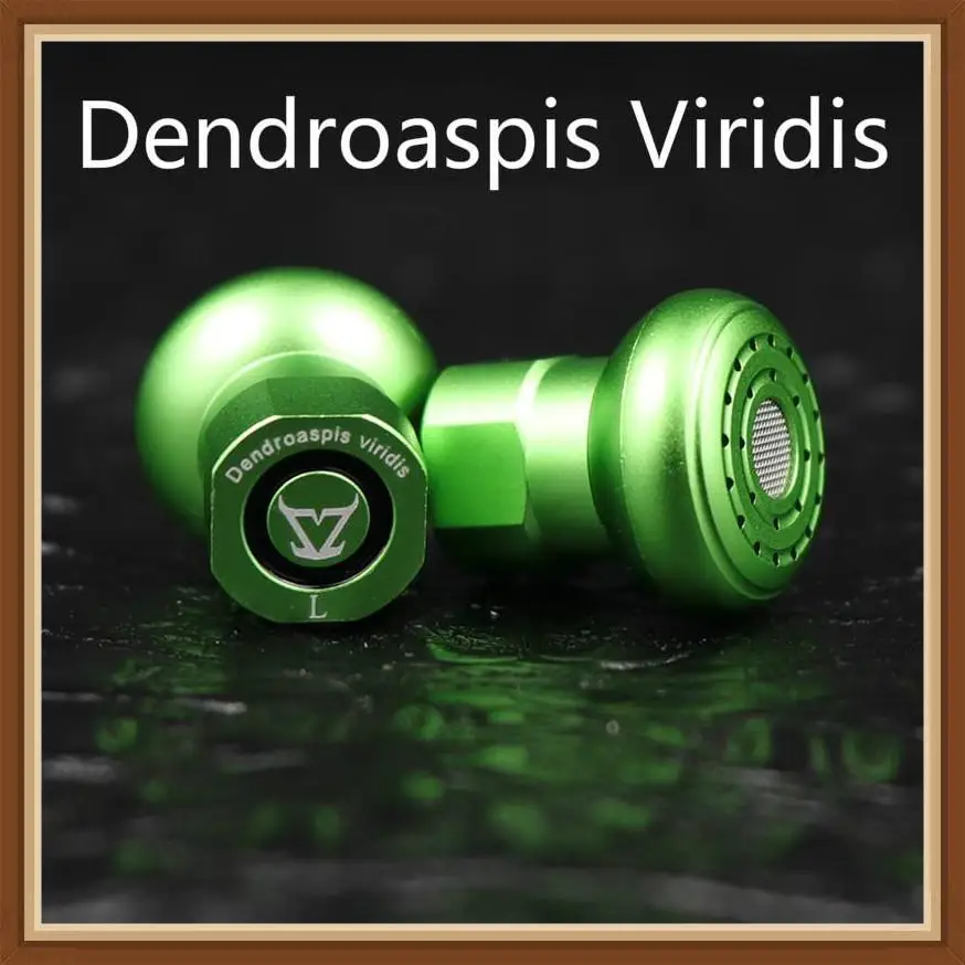 TONEKING Dendroaspis Viridis HIFI Headset Three Diaphragm Dynamic Hifi Music Monitor Audiophile Metal Earphones IEMs MMCX Cable