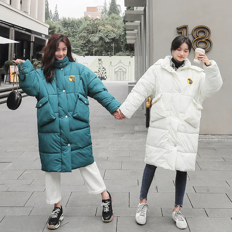 

Cotton-padded Clothes Women's Korean-style Loose And Plus-sized Thick down Jacket Cotton-padded Clothes 2019 Winter New Style Co