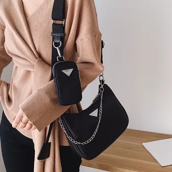 

Women Crossbody Bag Causal Luxury Handbags Women Bags Designer With Mini Pocket Luxury Brand Female Shoulder Messenger Bag