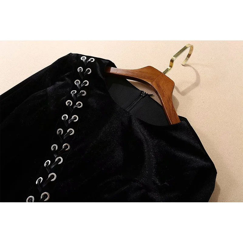 HIGH QUALITY Newest Fashion 2020 Fall Runway Dress