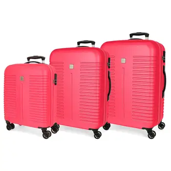 

Luggage Set Roll Road India Rigid 55-70-80cm Fuchsia