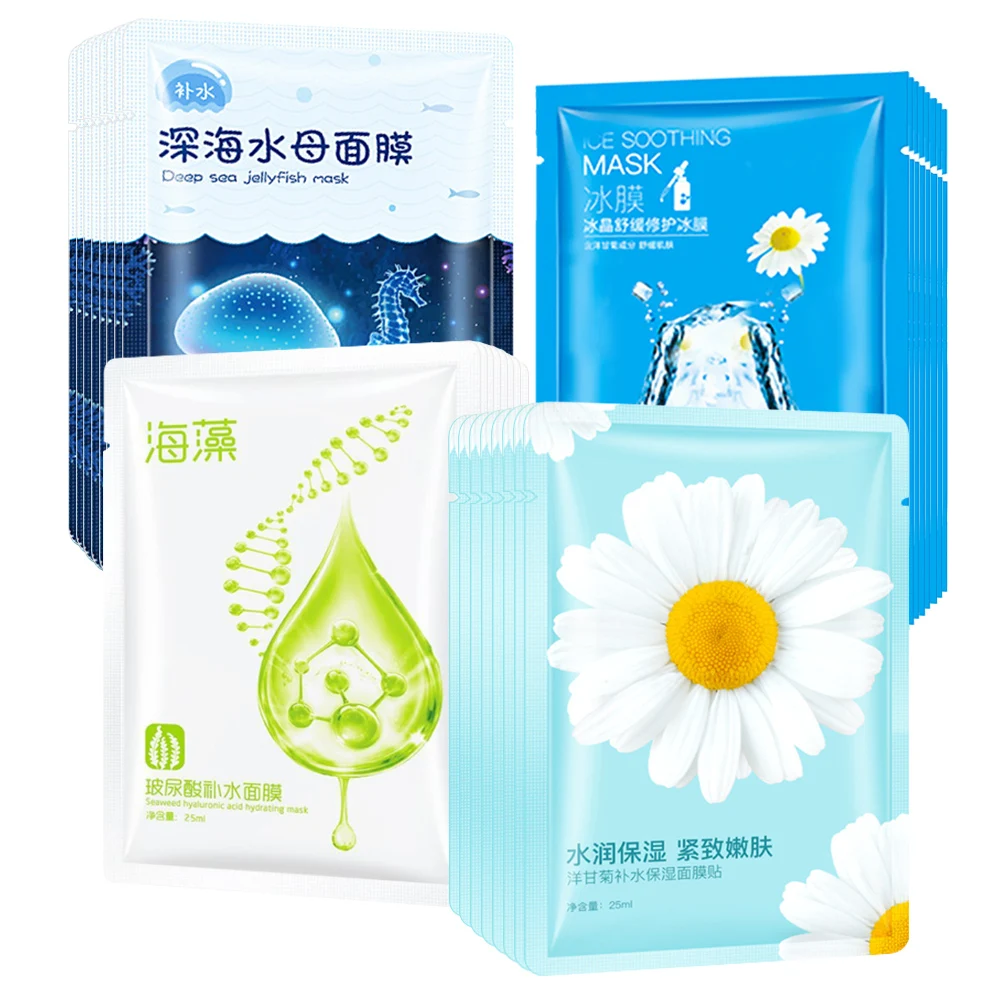 

Plant Extract Facial Mask For Face Masks Deep Moisturizing Facial Mask Firming Oil Control Shrink Pores Beauty Skin Care