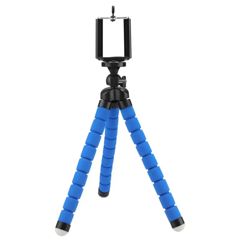 Mini Flexible Sponge Octopus Tripod For Ordinary Digital Camera For IPhone Samsung Xiaomi Huawei Mobile Phone Smartphone Tripod