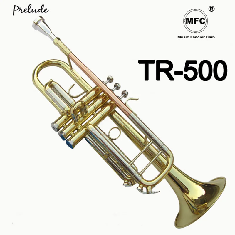 Музыка любитель клуб Bb Труба TR-500 фосфора Медь Музыкальные инструменты