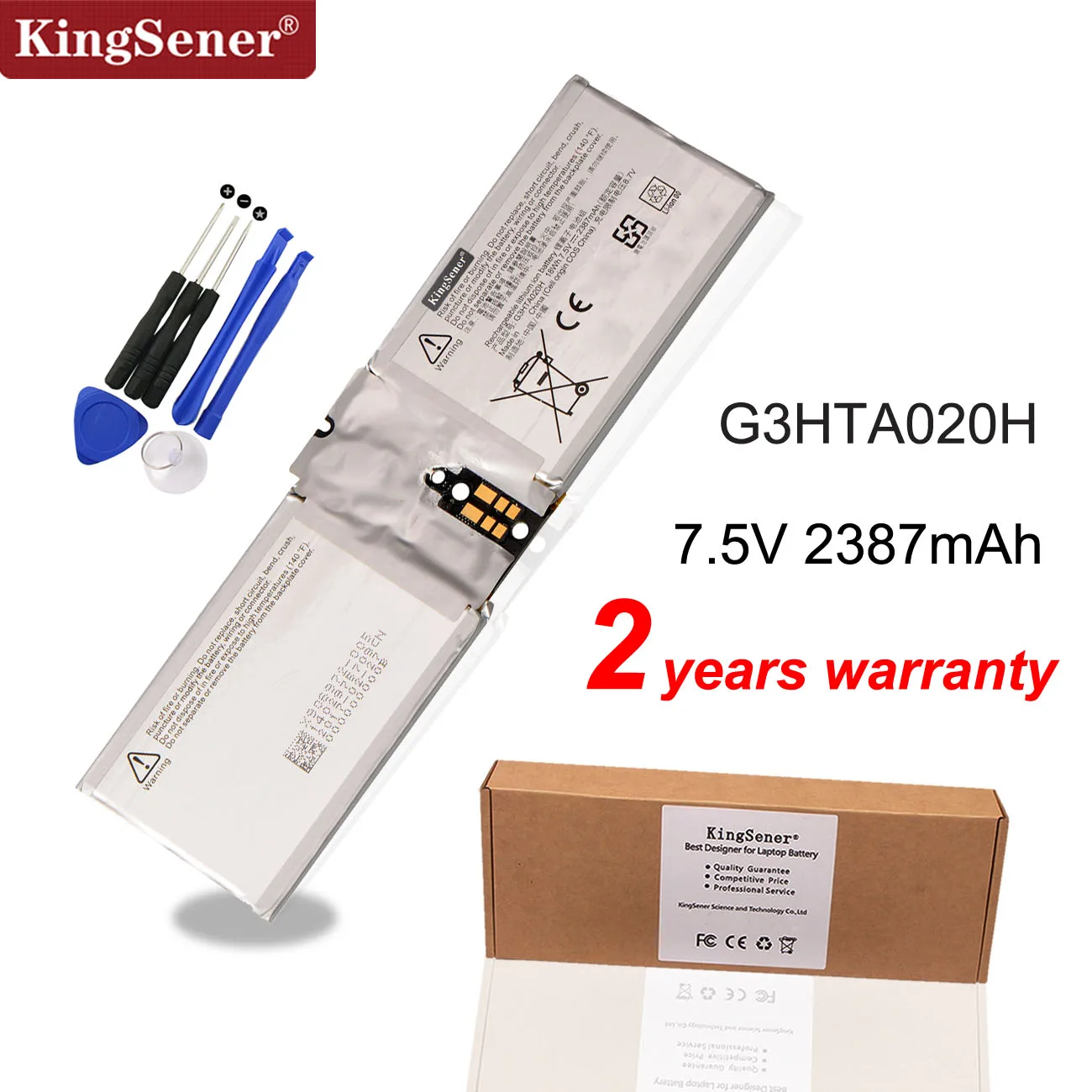 

KingSener DAK822470K G3HTA020H Tablet Battery For Microsoft Surface Book 1 1703 1704 1705 Screen battery G3HTA020H G3HTA044H