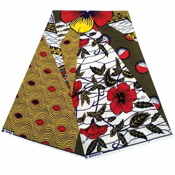 

Blesing african wax print fabric for dresses wax fabric wholesale pure cotton bridal wedding