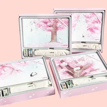 LEnWA в штучной упаковке ноутбук 16199CA5 ЦВЕТ СТРАНИЦА ручка книга Сетка Жесткий Чехол для ноутбука тетрадь для студентов канцтовары оптом