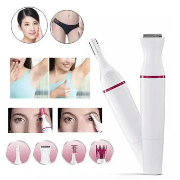 

5-in-1 Electric Painless Shaving Face Laser Hair Removal Epilator Eyebrow Trimmer Safe Shaving Tool for Face Whole Body