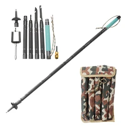 GreenLife Hiking Stick Trekking Poles Multifunctional Folding Tactical Knife Tool Self Defense Ultralight Pole Outdoor Adventure