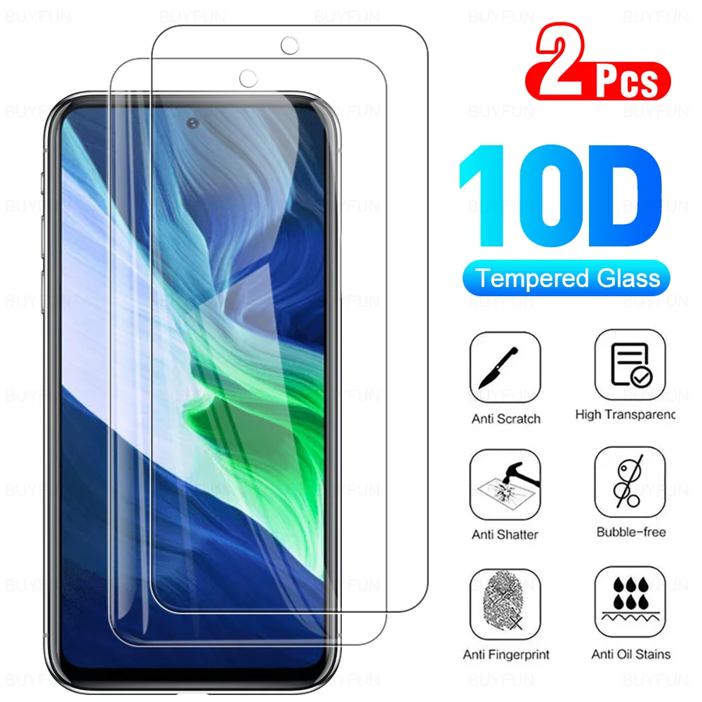 

2PCS Protective glass For Infinix Note 10 Pro X693 X695 Screen protectors For Infinix Note10 Pro 10Pro Tempered Glass Film Cover