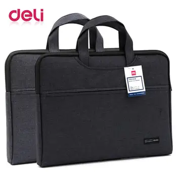 

Deli briefcase Papers good qulity durable lap double layer Office officially work File Bag Briefcase