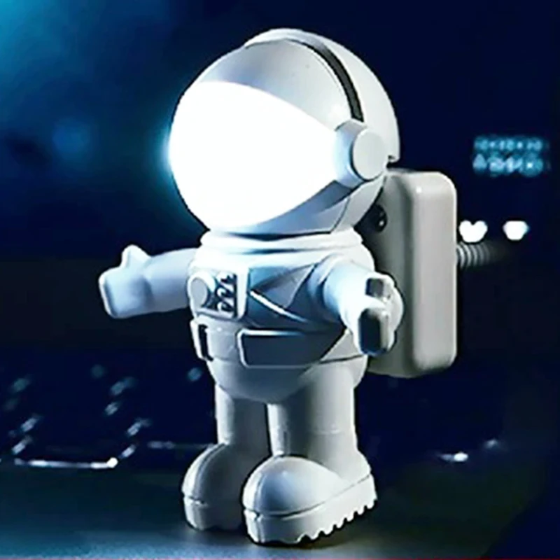 USB регулируемый светильник для книги крутой астронавт светодиодный компьютерный