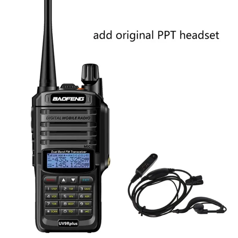 

2019 NEW High Power Upgrade Baofeng UV-9R plus Waterproof walkie talkie 10w for two way radio long range 10km 4800mah uv 9r plus