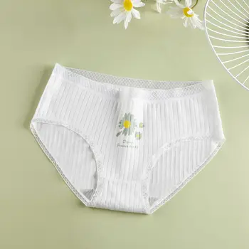 

3 Pcs Cotton Panties Sexy Panty Briefs Panties Women Underwear Lingerie Panties for Female Ladies Floral Pantys NEW YZT C999