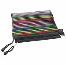 10 шт. Gridding Zip A5 файлы ручка для документов сумка Карманный держатель Черный