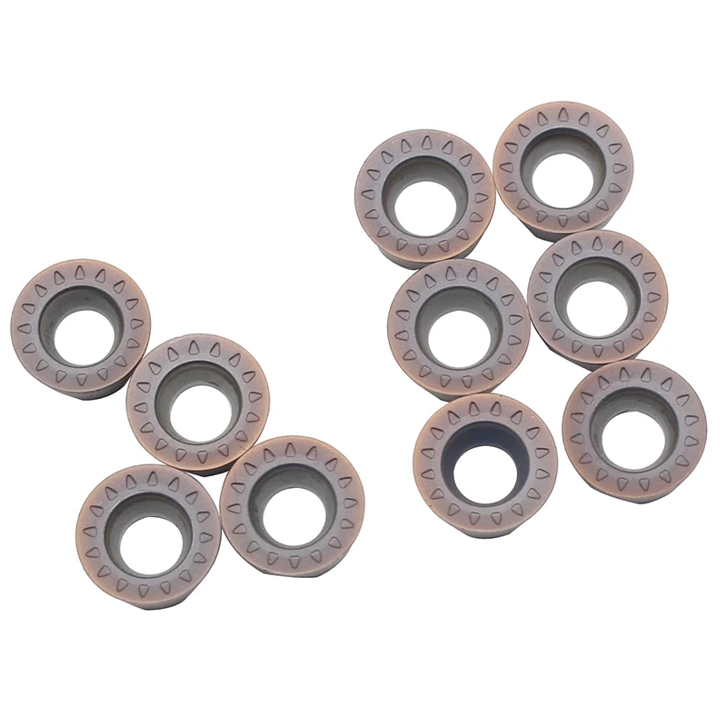 

100PCS lathe tool RPMT10T3MOE JS VP15TF internal round carbide insert CNC metal turning tools milling insert