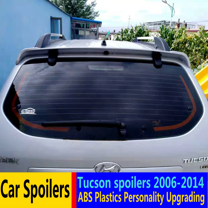 Для Hyundai Tucson 2006 2007 2008 2009 2010 2011 2012 2013 2014 ABS Материал грунтовка или любой цвет заднее