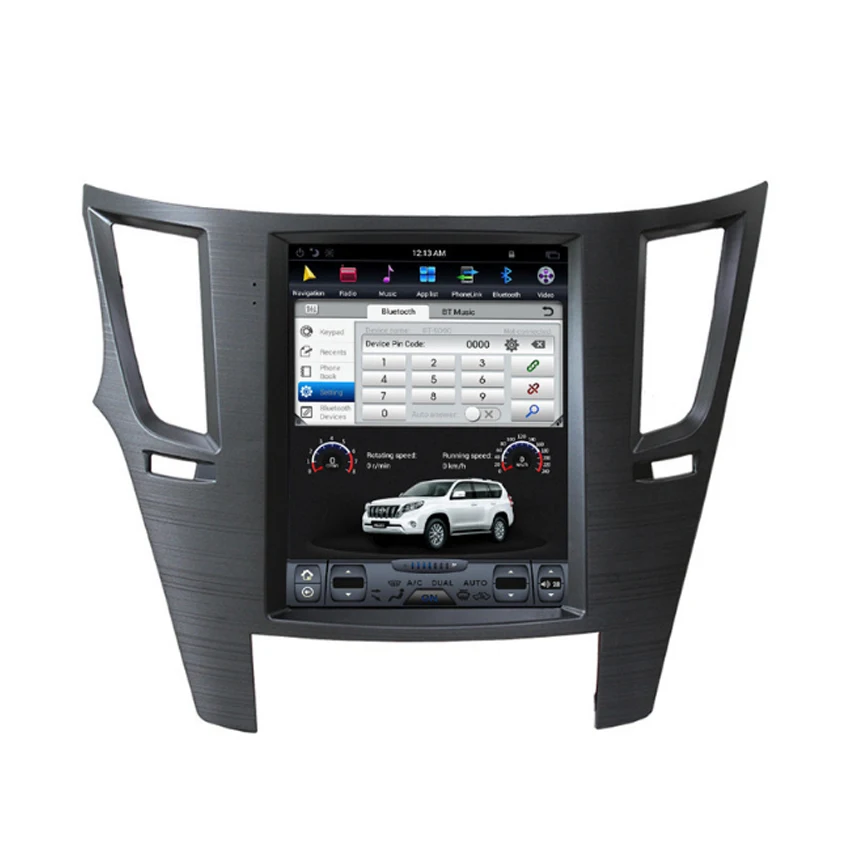 Для Tesla style Android 9 0 Автомобильный GPS навигатор для Subaru Legacy Outback 2009 2010 ~ 2014 головное