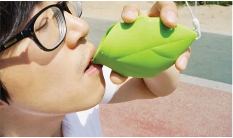 1PC Portable Travel Drinking Cup Silicone Maple Leaf Tooth Brushing Gargle Wash Camping Toothbrush Holder For | Дом и сад