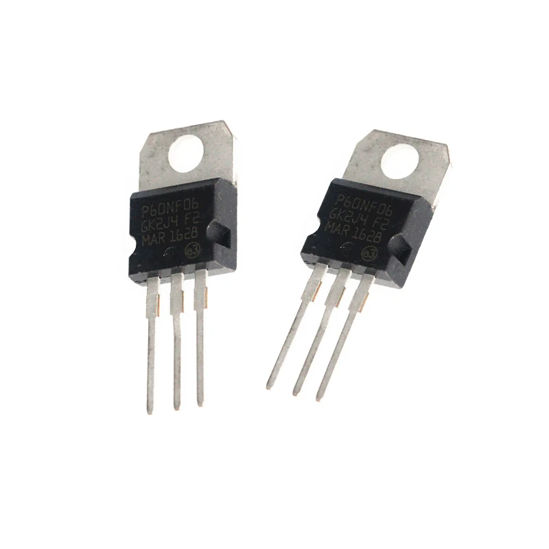 10PCS/LOT STP60NF06 P60NF06 60A 60V 60N06 60NF06 TO-220 TO220 Transistor MOSFET Chipset