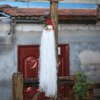 

Christmas Hanging Decorations Long Beard Santa Claus Pendant With Lights Display
