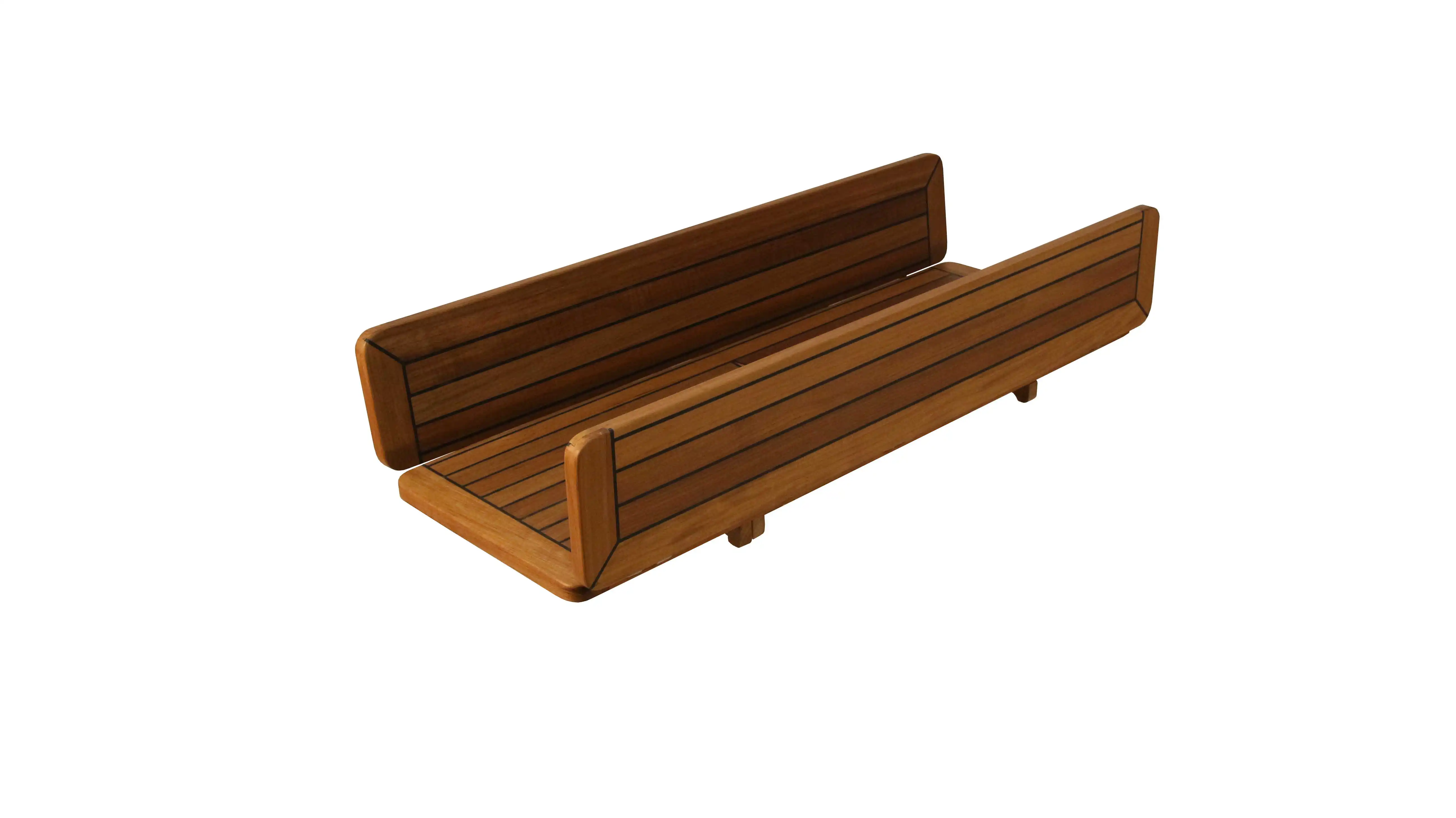 340/680x600mm Folding Wing Teak Table Top With Nautic Star Marine Boat RV TW3560