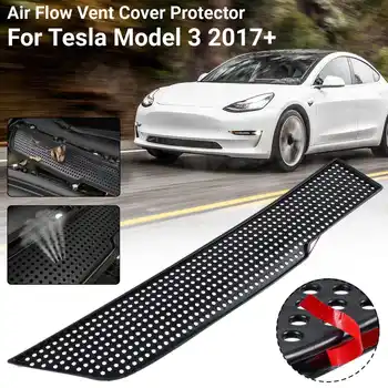 

1pc Car Air Flow Vent Cover Protector Dustproof Anti-dirty Air Intake Cover Trim For Tesla Model 3 2017 2018 2019 2020