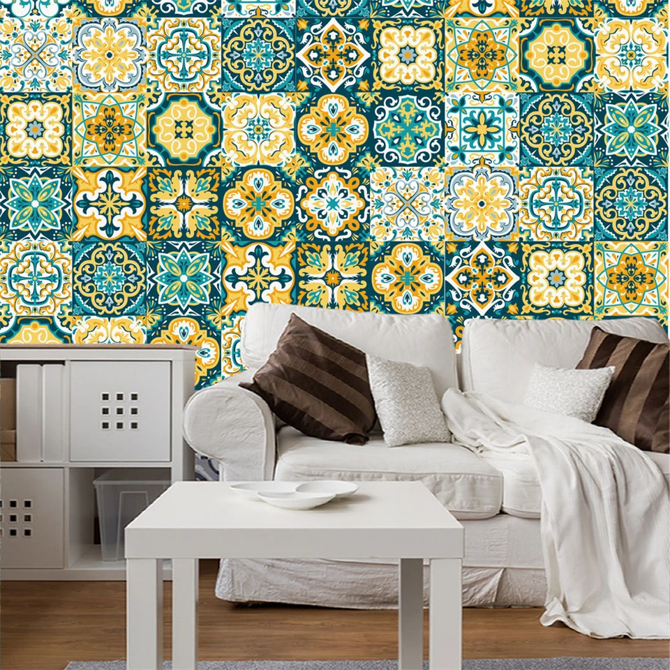 vintage barokke stijl tegel muursticker zelfklevende verwijderbare waterproof voor woonkamer slaapkamer keuken decoratie behang wall stickers aliexpress