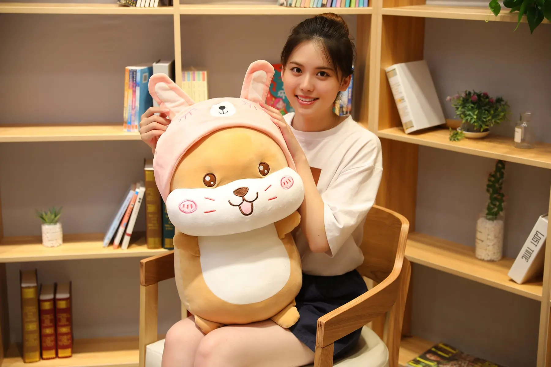 1pc Cute Hamster Mouse Transform Rabbit Elephant Plush Animal Soft Stuffed Hamster Doll High Quality Toy Children's Gifts