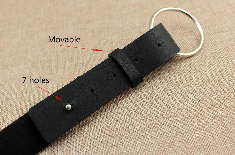 Новые Серебряные Круглые Женские ремни с пряжкой, хит, женские ремни без металлической пряжки, черный кожаный ремень, женский ремень