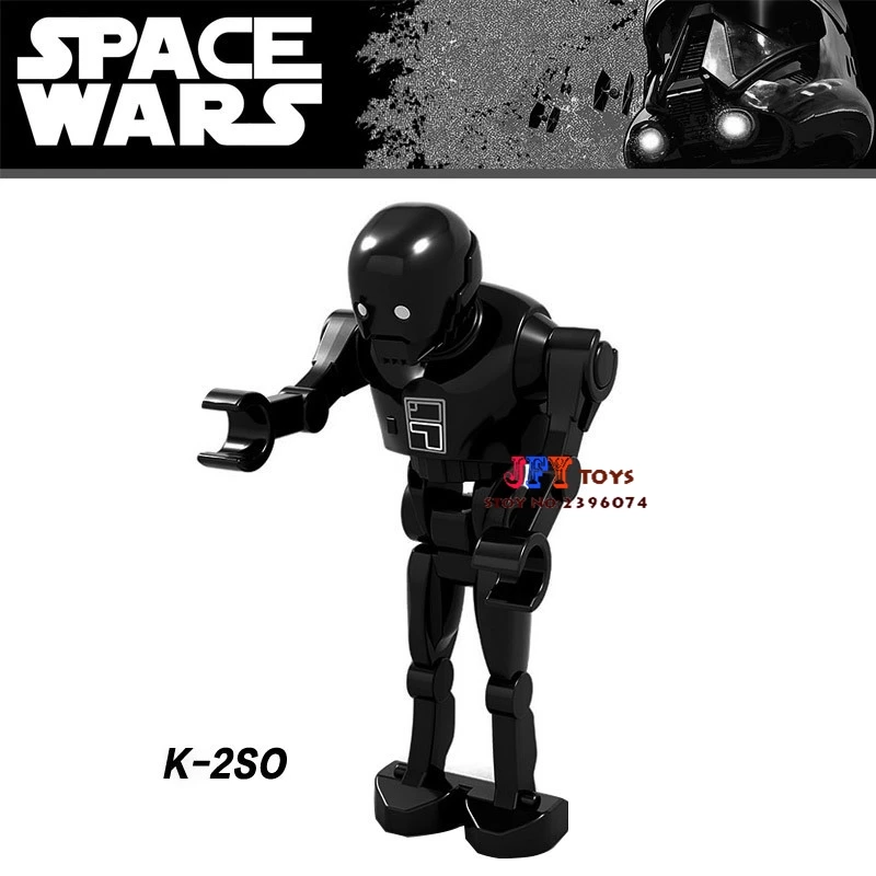 Single Sale superhero Anakin Skywalker 9494 building blocks model bricks toys for children action figures - Цвет: K2SO