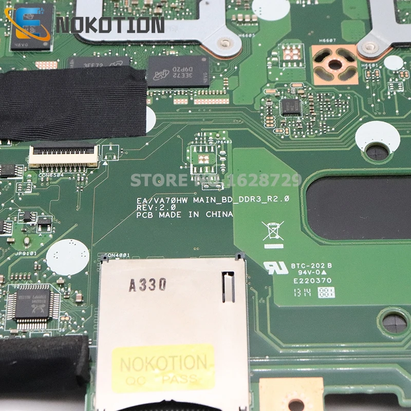 NOKOTION NBM7411001 NB. M7411.001 основная плата для acer aspire V3-772G материнская плата для ноутбука EAVA70HW NBM7411001 GT750M DDR3