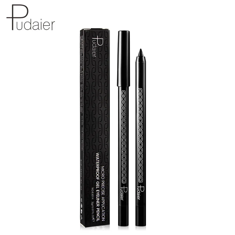 Pudaier's Black EyeLine Black and Water-proof Durable Kajal Eye Line Foreign Trade Explosion Waterproof Eyeliner Black Eyeliner