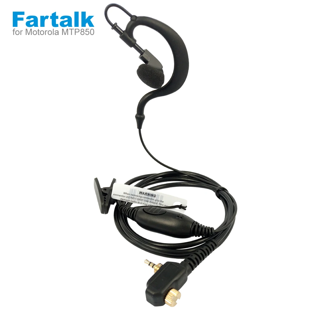 

PTT Earpiece Headset Mic for Motorola MTP850 MTS850 MTH800 MTP850 MTH650 MTH600 Walkie Talkie Two Way Radio Accessories