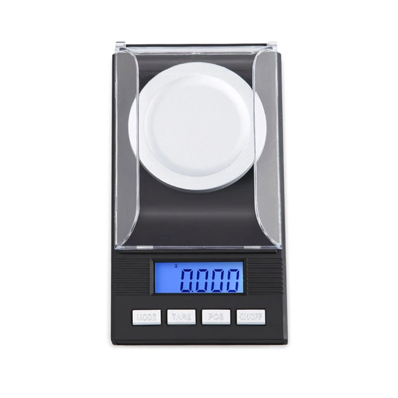 

Digital Milligram Scale 50g/ 0.001g Portable Jewelry Scale LCD Backlit Tare Micro Scale for Powder Medicine Gold Gem