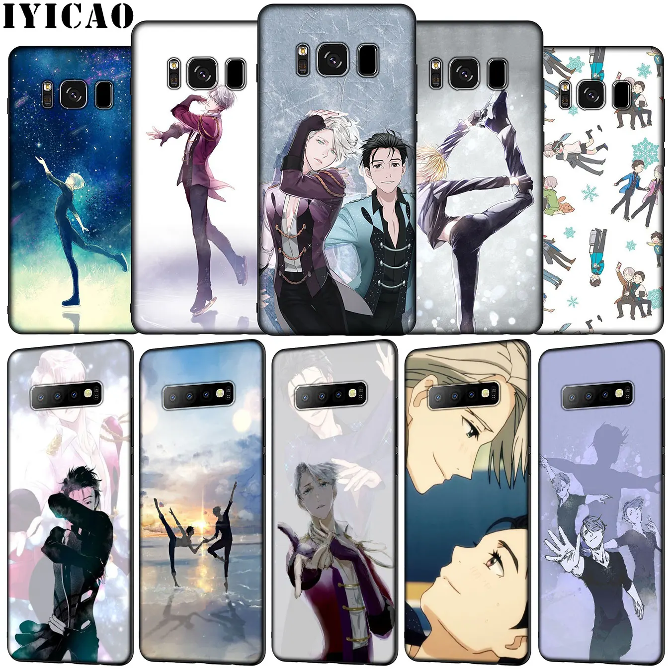 IYICAO аниме yuri on ice victuri Мягкий силиконовый чехол для телефона Samsung Galaxy S20 Ultra S10e S9 S8 Plus
