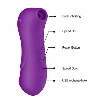 10 Modes Clit Sucker Vibrator Powerful Vacuum Clit Sucking Nipple Sucking Tongue Vibrating Oral Licking Sex Toys for Women 4