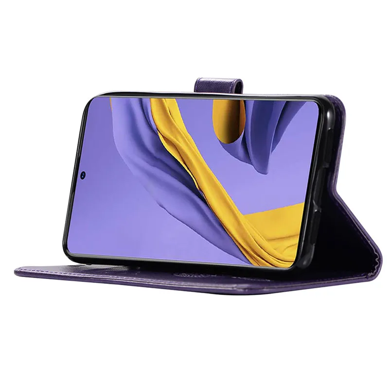 Для Samsung Galaxy A51 A71 A91 S8 S9 Plus Note 5 8 9 роскошный флип чехол из искусственной кожи с