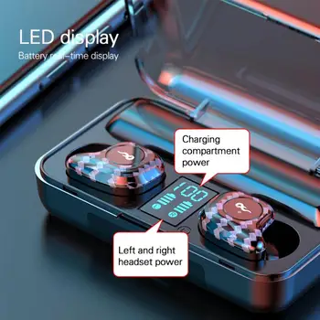 

M20 TWS Wireless Gaming Headphone Headset binaural stereo with mic waterproof For iPhone X In-ear Sport Bluetooth 5.0 Earphone