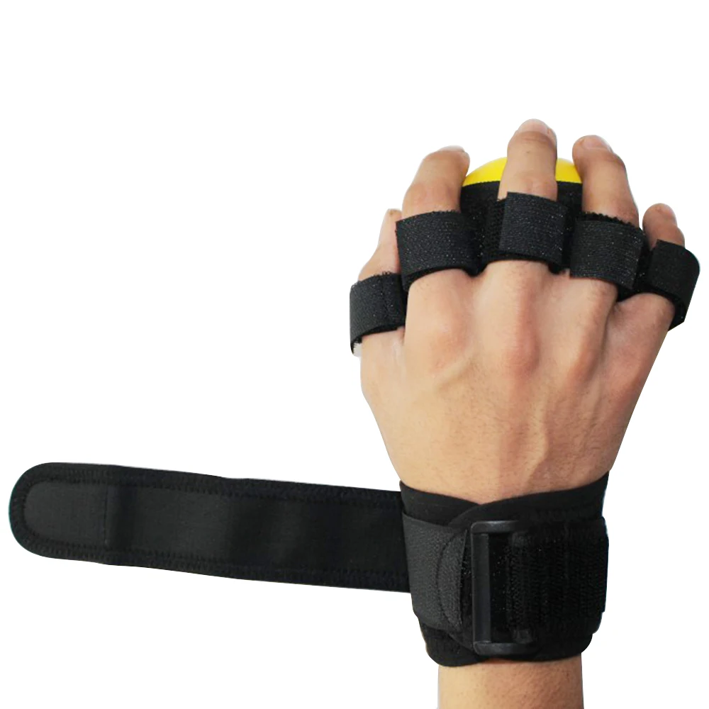 Anti-Spasticity Ball Splint Finger Orthosis Hand Impairment Hand Ball Stroke Palsy Rehabilitation training Exercise equipment