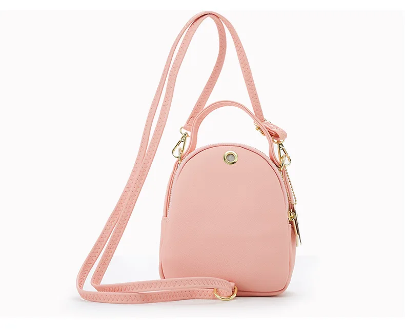 Women Mini Backpack PU Leather Soft Touch Small Backpack Multi-Function Female Ladies Shoulder Bag Purse mochilas mujer