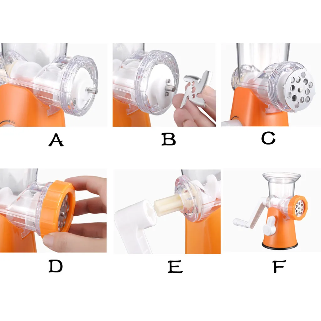 Мясорубка многофункциональная ручная пищевая фреза процессор блендер ручная мясорубка инструменты измельчитель мясорубка