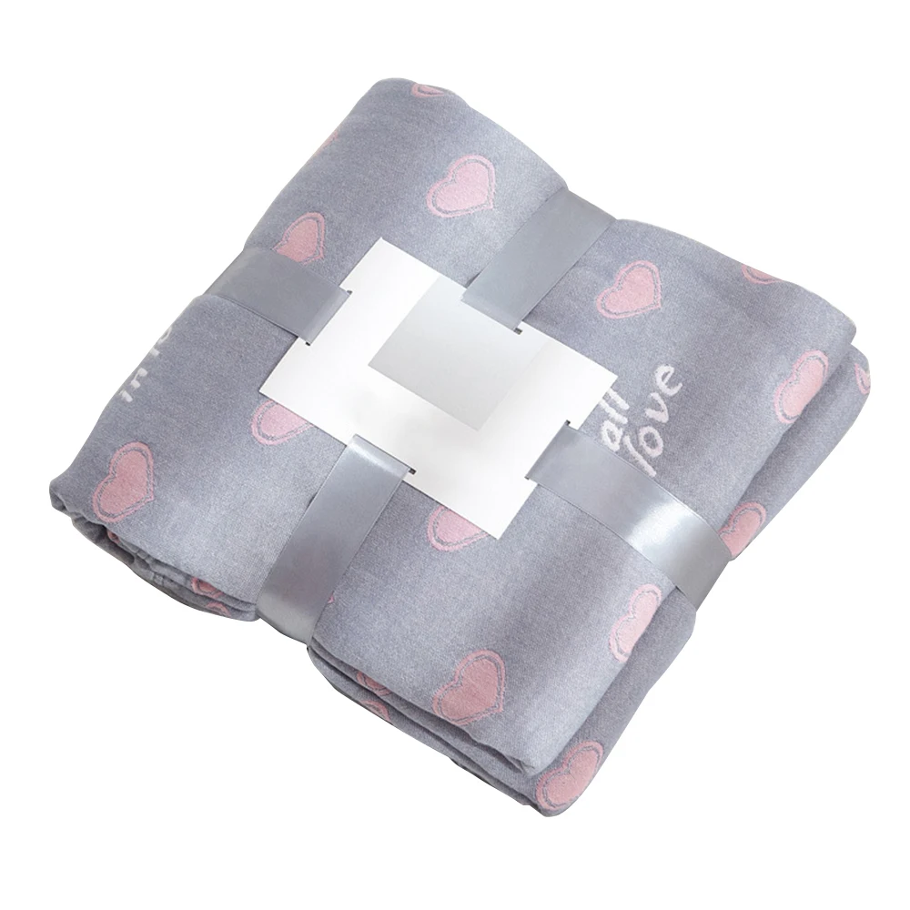 Четырехслойное Хлопковое полотенце одеяло летнее тонкое одеяло одеяла с кондиционером покрывало мягкий плед на диван-кровать для домашних - Цвет: Light gray