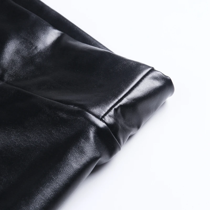 InstaHot леггинсы из искусственной кожи узкие брюки-карандаш женские матовые блестящие утолщенные зимние осенние сексуальные эластичные брюки утолщенная подкладка
