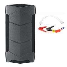 12000mah Multi-Function Car Jump Starter LED Battery Charger Black Auto Mini Portable USB Emergency Power-Bank Booster