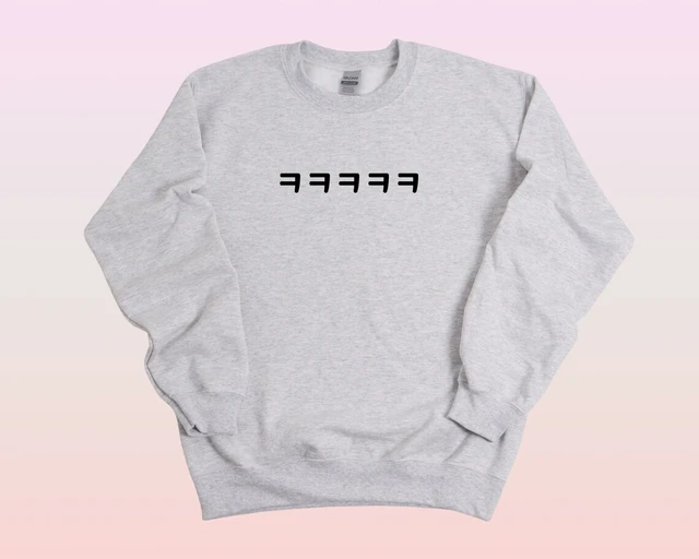 Sugarbaby New Arrival Fashion Hangul Ha Ha Cotton Sweatshirt Korean Hangul  Word Sweater K-drama Fans K-pop Jumper Drop Ship - Hoodies u0026 Sweatshirts -  AliExpress