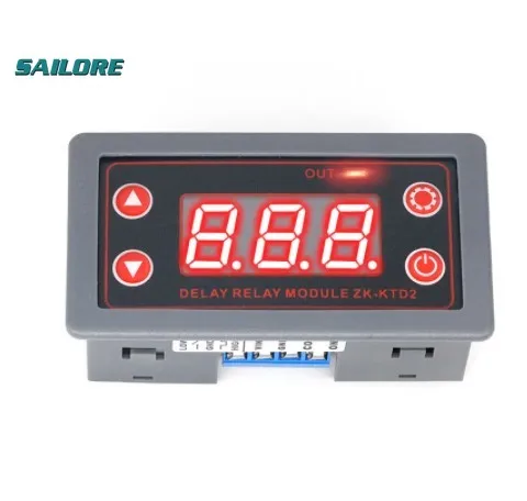 ZK-KTD2 5A 5V 12V 24V Fully Compatible Delay Relay Module Trigger Cycle Timing Industrial Anti-Overshoot | Мебель