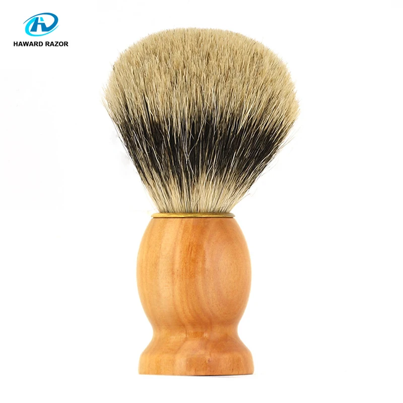HAWARD Pure Badger Hair Мужская профессиональная кисть для бритья щетка бороды