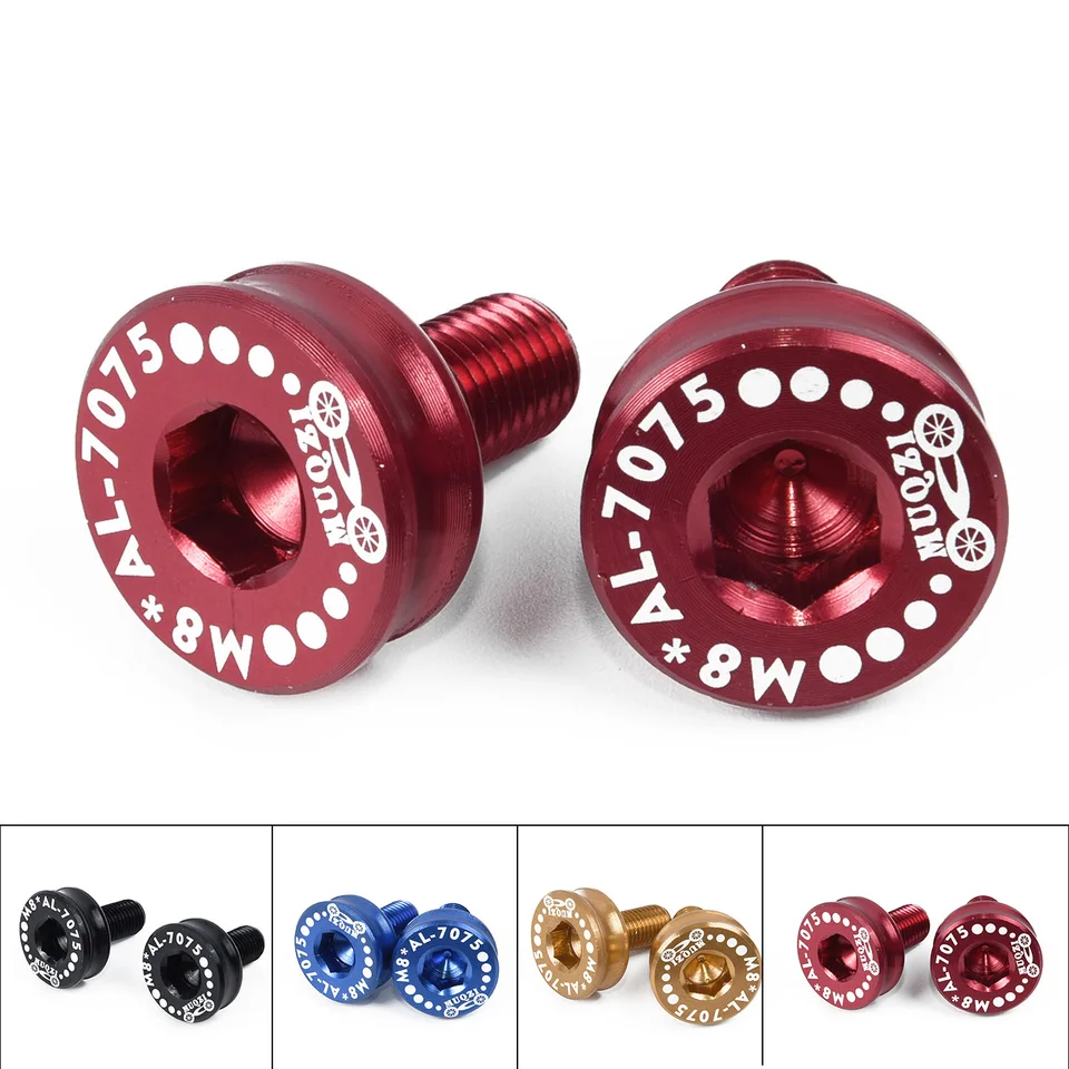 2×MTB Bicycle Bike Crankset Bottom Bracket Dust Proof Cover Cap Bolt Crank Parts