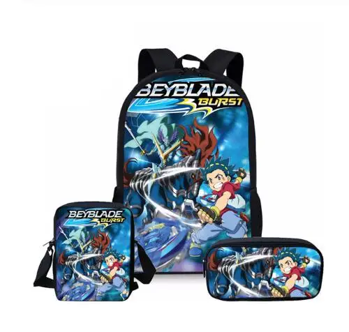 Модные школьные сумки аниме Beyblade Burst Evolution школьный рюкзак для подростков девочек мальчиков ноутбук рюкзаки - Цвет: as picture
